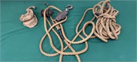 Barn Pullys With Attached Rope