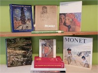 Coffee Table Art Books: Van Gough, Monet, Picasso,