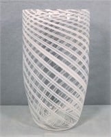Italian Swirled Murano Glass Vase