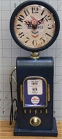 Chevron gas pump clock