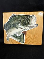7” by 6” BIG MOUTH BASS Plaque