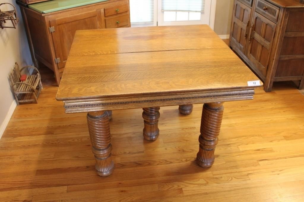 Oak dining table