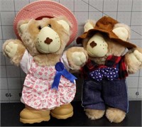 Set of Farrell &Hattie dressed furskins Bears
