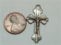 OF) 925 sterling silver crucifix pendant