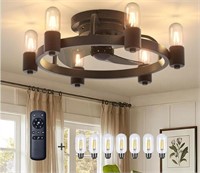 Amico Ceiling Fan with Lights, Low Profile