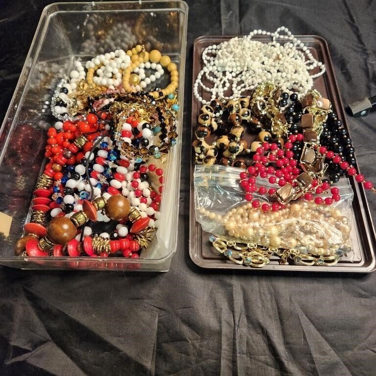 Collection of necklaces & bracelets