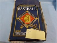22 Wax packs baseball cards