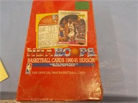 1990-91 NBA hoops basketball cards Sealed