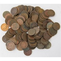 125 Indian Head Cents - Mixed Dates and Grades