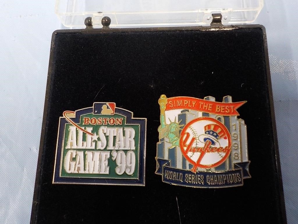Yankee's and All Star pins