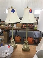 Two 30 inch tall lamps