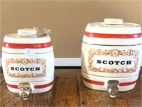2 Royal Victoria scotch decanter