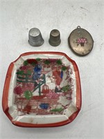 Thimble ashtray pendant
