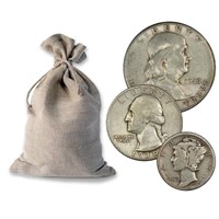 $100 Face Value 90% Silver Mixed Coins