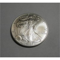 2002 US Silver Eagle - CH BU  Grade