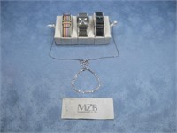MZB Heart Necklace W/Studio Watch Untested See
