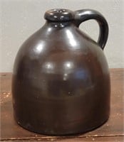 Squatty brown jug