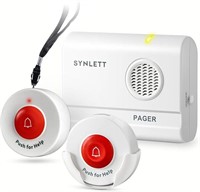 SYNLETT Caregiver Pager Wireless Call Buttons f