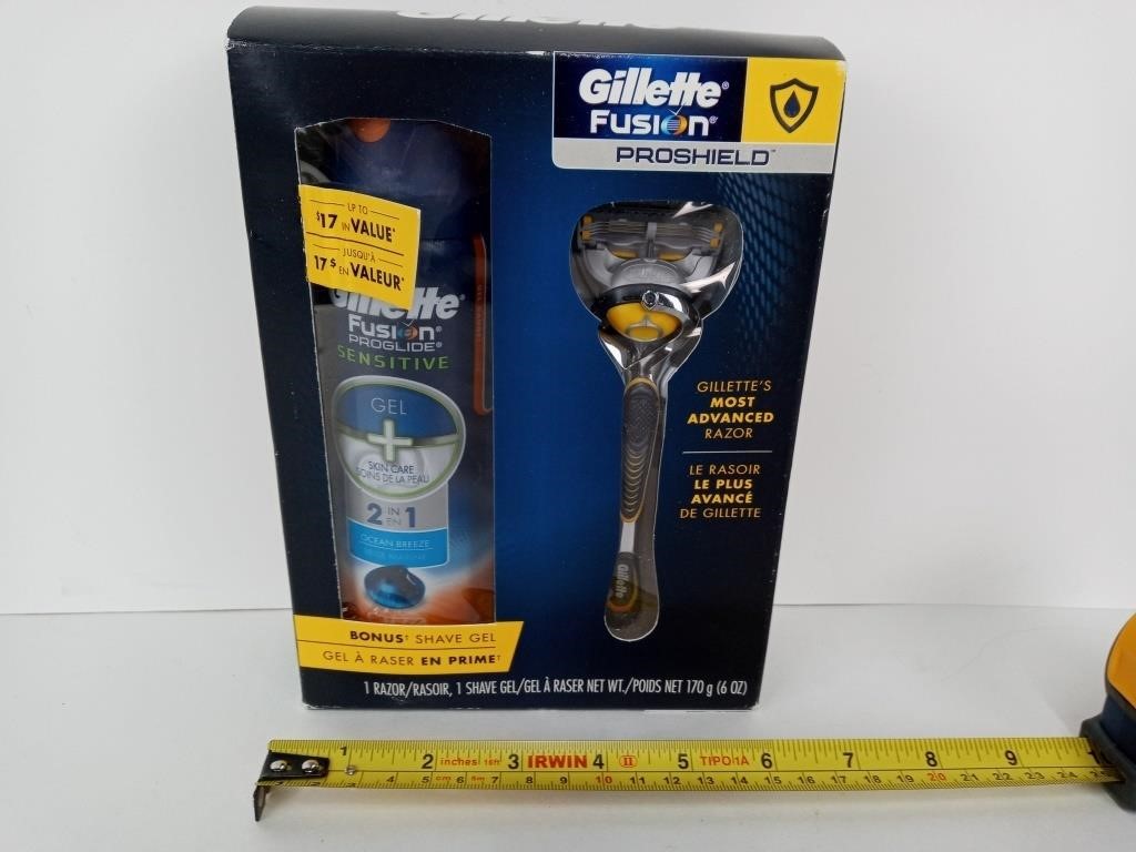 Gillette Fusion Razor & Shave Gel