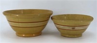 Yellow Ware Mixing Bowls
