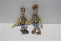 Two 15" Toy Story Woody Dolls One works See Info