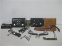 Four Wallets Three  Knives & One Lighter See Info