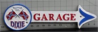 Motor oil Dixie garage cast iron sign