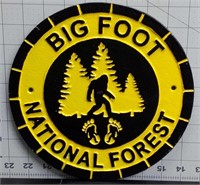 Big Foot National Forest cat iron sign