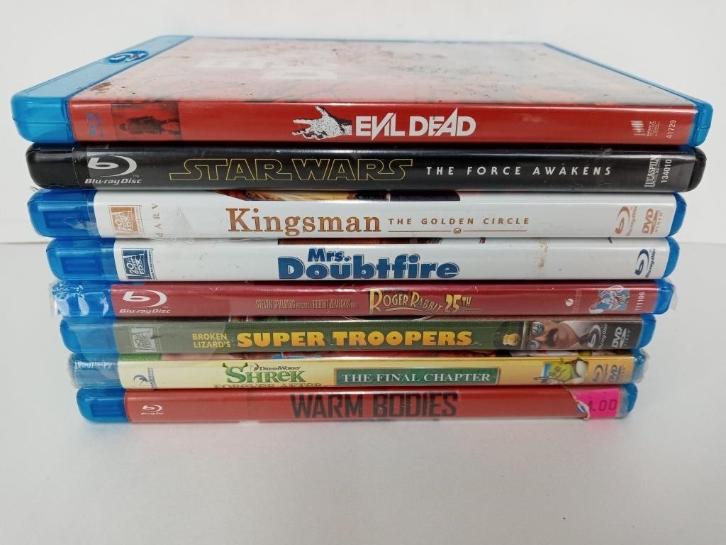 Blu-Ray Movie Lot