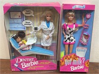2 Barbies - Dentist and got milk