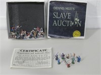 Limited Edition Slave Auction Miniatures W/COA