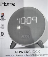 IHOME POWER CLOCK RETAIL $60