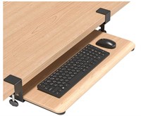 BONTEC One Piece Keyboard Tray, Pull Out Keyboard