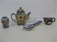 Talavera Mexico Ceramic Items Tallest 9.5"