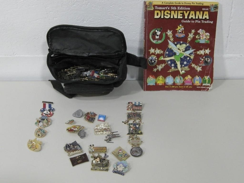 Disney Fanny Pack, Pins & Pin Book