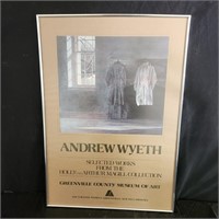 Framed poster- Andrew Wyeth