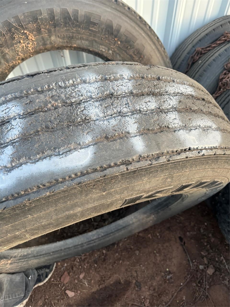 Used semi tire