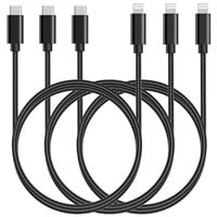 USB C to Lightning Cable, Elktry 3Pack 10Ft