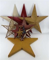 Wooden and Tinware Stars