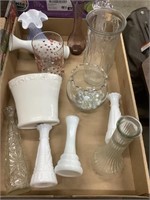 Miscellaneous bases and milk glass