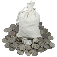 $250 Face Value Franklin Half Dollars in Bag-90%