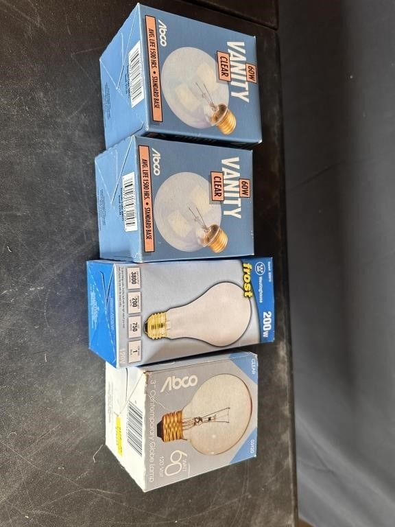 Light bulbs new in box