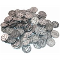 100 Mercury Dimes -90% Silver-Random Dates