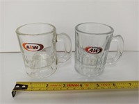 Miniature A&W Root Beer Mugs