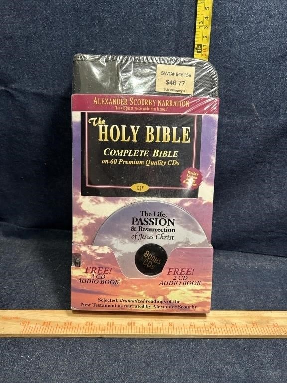 Holy bible on DVD