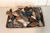 Box of baby shoes