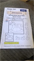 New iron on transfer for quilting or embroidery