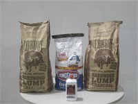 New Three Bags Charcoal W/Lighter Fluid