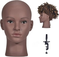 Afro Professional Cosmetology Bald Mannequin H