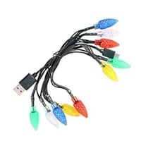 2 Pack of LED Christmas Lights Type C Charging C